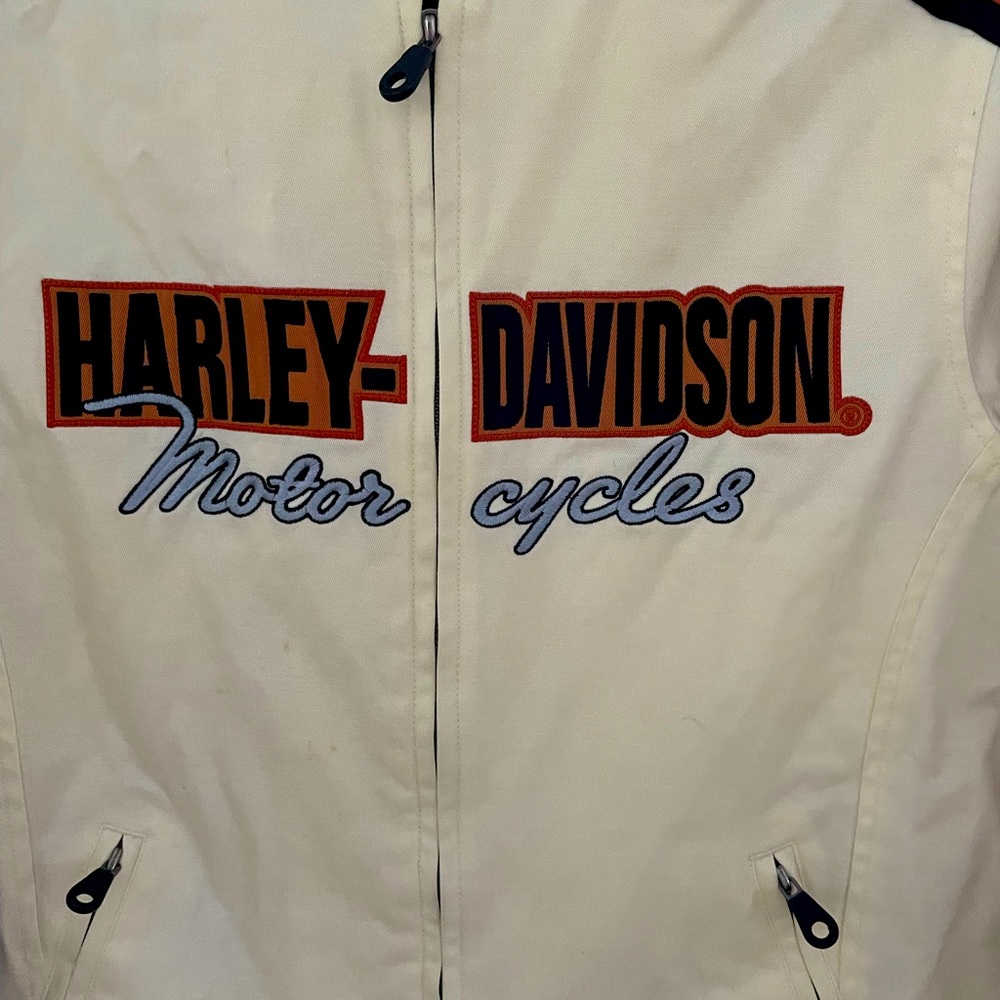 Women's VTG HARLEY DAVIDSON NYLON RIDING JACKET